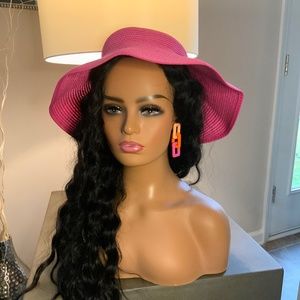 Pink Passion Set-Hat & Earrings